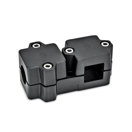  TM T-clamps, multi-piece, aluminum 
