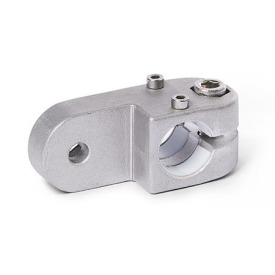  LKP.E Laschen-Verfahrschlitten, Aluminium d1: G - mit Gleiteinsatz<br />Oberfläche: 8 - gestrahlt, matt, gestrahlt, matt