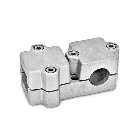  TM T-clamps, multi-piece, aluminum 