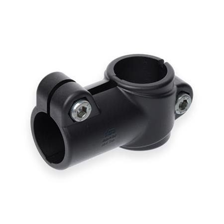  TS.P T-Klemmverbinder, Kunststoff Oberfläche: 2 - Polyamid (PA), glasfaserverstärkt, Schwarz matt, temperaturbeständig bis 100 °C, RAL 9005
