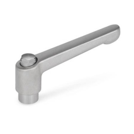 Klemmhebel für Rohr-Klemmverbinder, Innengewinde, Edelstahl