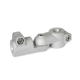  GSP Gelenk-Klemmverbinder, Aluminium Typ: S - Verstellung stufenlos<br />Oberfläche: 8 - gestrahlt, matt, gestrahlt, matt