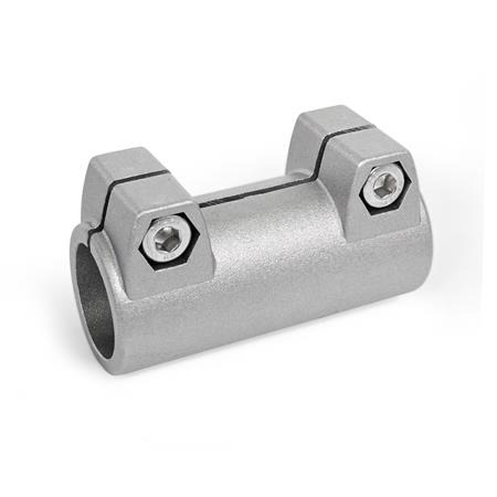  MS Muffen-Klemmverbinder, Aluminium Oberfläche: 8 - gestrahlt, matt, gestrahlt, matt