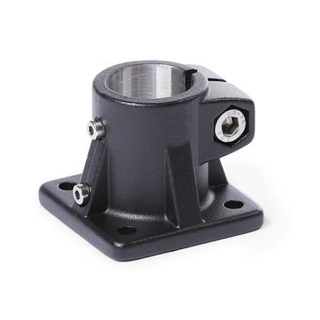  BS.E Base linear unit connectors, aluminum d<sub>1</sub>: B - Bore
Surface: 2 - Black, textured powder-coated, RAL 9005